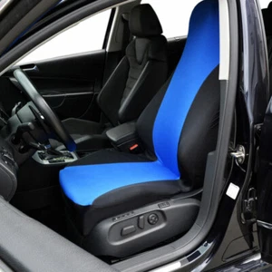 Blue Car Front Seat Covers Auto Interior Seat Covers Protection Accessories - Picture 1 of 3