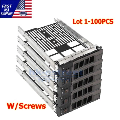 Lot 3.5'' Tray Caddy For Dell T430 T630 R630 R730XD R720 R710 KG1CH F238F X968D - Image 1 of 4