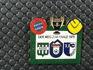 PINS BADGE FOOTBALL ASSE SAINT ETIENNE BAYERN MUNCHEN MAGDEBURG - Picture 1 of 1