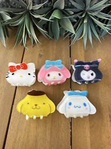 Sanrio Hair Accessory Jaw Claw Clip (Small) Plastic New Kawaii Fast shipping! - Picture 1 of 11