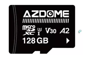 AZDOME 128GB Micro SD Card microSDXC Memory Card for AZDOME Dash Cam U3 A2 V30 - Picture 1 of 3