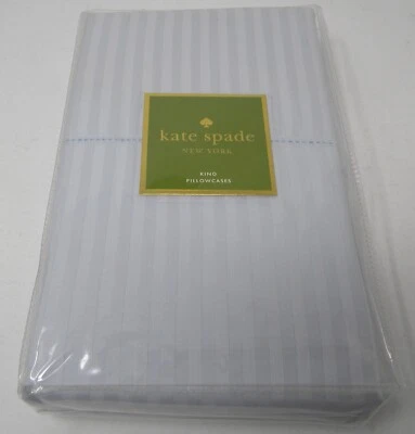 Fundas de almohada Kate Spade Magnolia Park azul polvo KING Foto 1 de 2