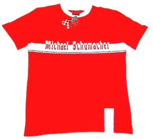 CAMISETA MICHAEL SCHUMACHER, CON LETRAS Y LOGOTIPO ROJO/BLANCO TALLA L- GRANDE, NUEVA - Imagen 1 de 12
