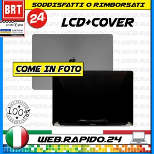 DISPLAY LCD+COVER ORIGINALE APPLE MACBOOK PRO RETINA 13" A1708 2016 2017 - Imagen 1 de 2
