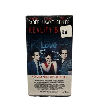 Reality Bites VHS Winona Ryder Ethan Hawke Ben Stiller Lenny Kravitz U2 New V15 Foto 1 de 4