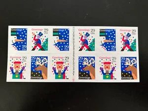 USA Briefmarken SC# 2802a Weihnachten 29c Bklt von 12 postfrisch P# V3333333 1993 - Bild 1 von 2
