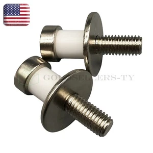 Pair 9601750 Door Latch Lock Striker Bolts Fits Chevy GMC Truck Blazer 71-87 - Picture 1 of 7