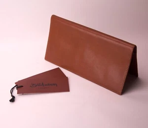 Bill Amberg Designer Leder Geldbörse, Kreditkartenetui in hellbraun - Bild 1 von 5