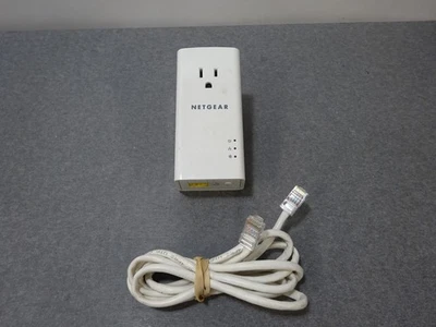 Netgear Powerline 1200 +  Extra Outlet PLP1200S Wi-Fi Extender W/ Ethernet Cable - Image 1 of 4