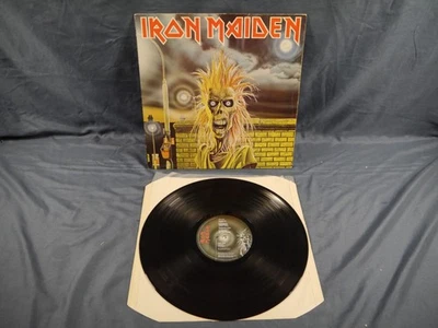 IRON MAIDEN - SELF  TITLED   VINYL LP  1ST   EMI UK  1980 PRESS - Image 1 of 4