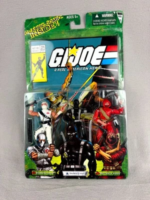 Hasbro G.I. Joe Valor vs Venom Storm Shadow, Snake Eyes & Red Ninja Viper paquete de 3 Foto 1 de 4