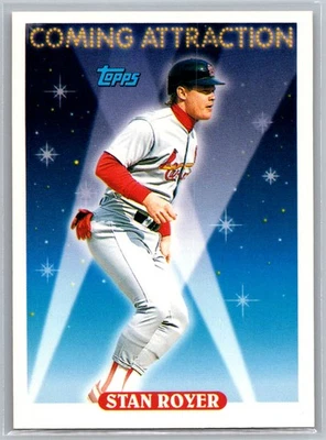 Stan Royer 1993 Topps St. Louis Cardinals 820 - Image 1 of 2
