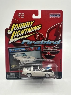 Pontiac Firebird 1979 Johnny Lightning White Lightning Chase blanco - Nuevo Foto 1 de 2