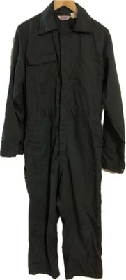 red rock 70s army fatigue coveralls size 34 length 24 workwear gorp vintage - Image 1 of 4