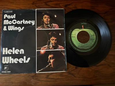 PAUL McCARTNEY & WINGS - HELEN WHEELS - UK - 7" SINGLE - 1973 - SPANISH PRESSING - Image 1 of 2