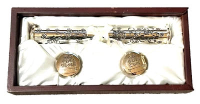 Set de regalo recuerdo bebé - Mis primeras cajas de dientes y rizos + soporte para certificado de nacimiento Foto 1 de 4