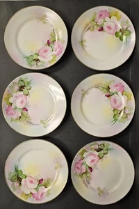 Noritake handbemalte Dessertteller Nippon 6er Set - Bild 1 von 6