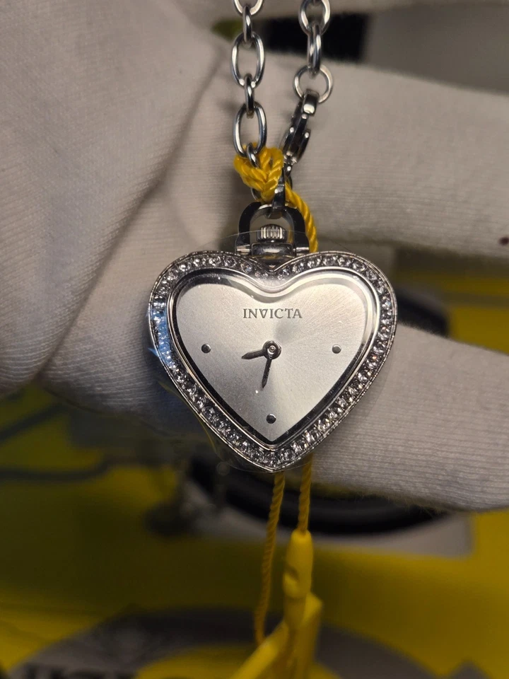 Reloj Invicta Mini 27,5 mm Angel Mujer Collar Plateado (49937) Precio de venta sugerido por el fabricante 199 USD-NUEVO Foto 1 de 4