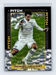 Michael Halliday 2021 Topps MLS #199 Icy White Foil Rookie - Imagen 1 de 2