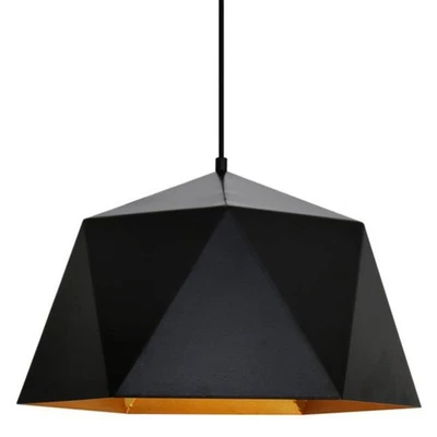 Elegant Lighting LDPD2081 Arden 1 Light 15"W Pendant - Black - Image 1 of 3