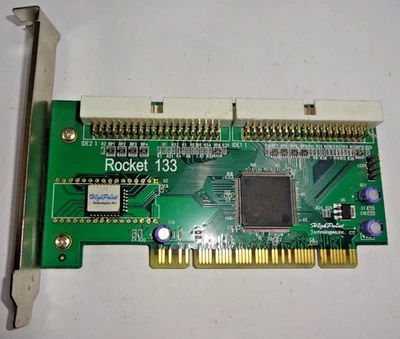HIGH POINT HPT302NLF ROCKET 133 IDE PCI CONTROLLER KARTE #GK12273 - Bild 1 von 4