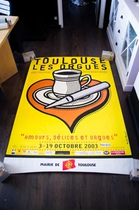 EXHIBITION 🏛️ TOULOUSE ORGUES MICHEL BOUVET French Art Vintage Original Poster - Picture 1 of 8