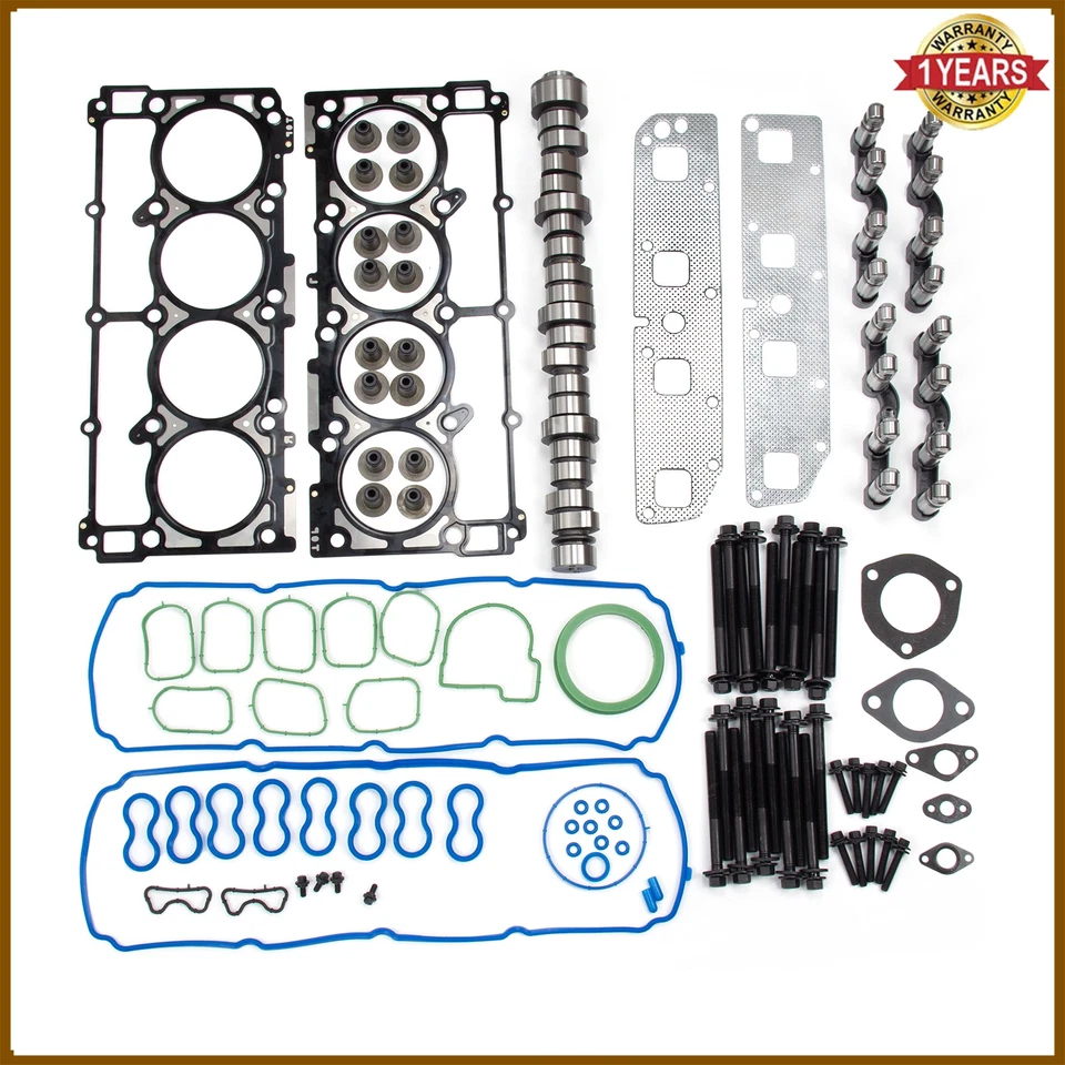 Kit de juntas de cabeza de árbol de levas y elevadores NO MDS para Dodge Durango Ram 1500 5,7 L Hemi Foto 1 de 4
