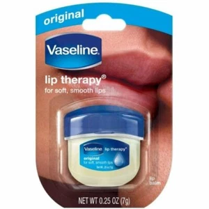 Vaseline Lip Therapy Petroleum Jelly Soft & Smooth Lips Original 0.25oz 24 Pack - Picture 1 of 4