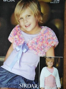 BOLEROS-Little girls will love this-sizes 56-81 cm knitting pattern no2158 (G) - Picture 1 of 1