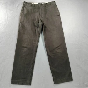 Pantalone chino uomo Banana Republic taglio dritto a righe marrone taglia effettiva 33x29 - Foto 1 di 6