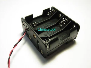 10pcs New 9.6V 12V 8 X AA Battery Holder Box Case w/Wire - Picture 1 of 2