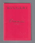 Carte Publicitaire -  Omnia Coral De  Bvlgari 2  Volets Recto Verso