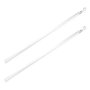 2Pcs Transparent Acrylic Curtain Pull Rod Long Wand for Window Curtains - Picture 1 of 12