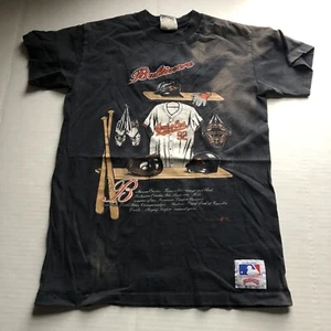 Vtg Nutmeg Mills Baltimore Orioles T-Shirt Sz M 1992 90s A3508 - Picture 1 of 9