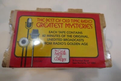 The Best of Old Time Radio Greatest Mysteries 4 Cassette Set w/mini crate - Image 1 of 2
