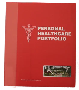 "PERSONAL HEALTHCARE PORTFOLIO" (PHP) Medical Journal Health Records Organizer - Picture 1 of 12