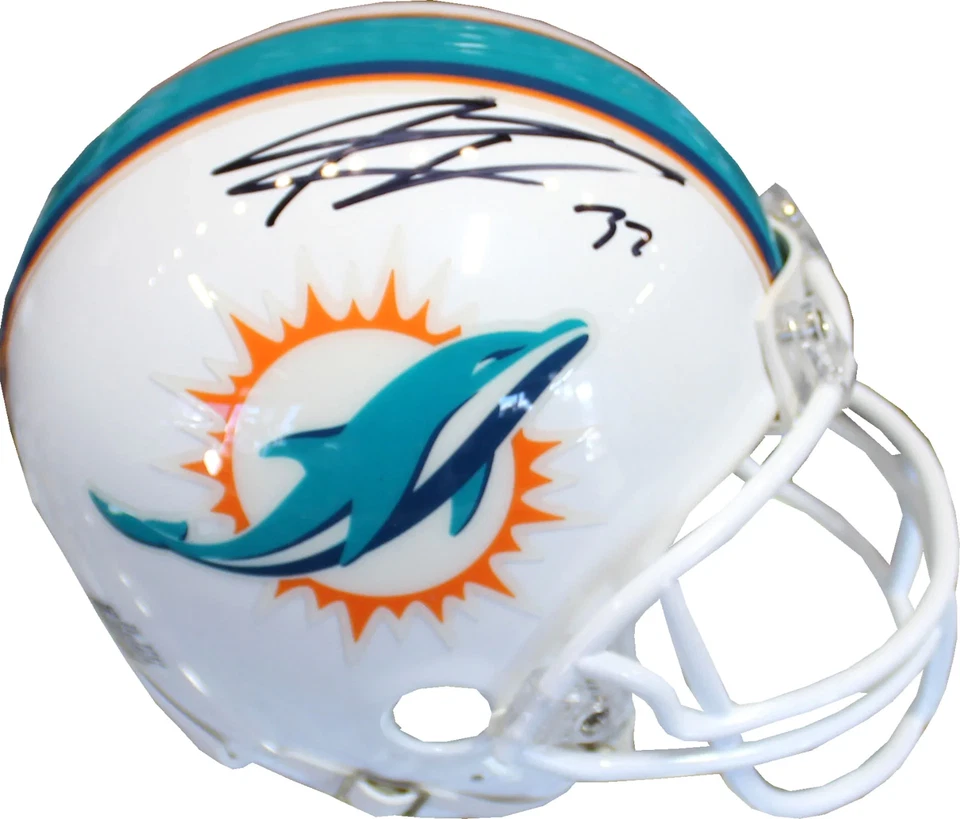 Kenyan Drake Autographed Dolphins Mini Helmet (JSA) - Image 1 of 1