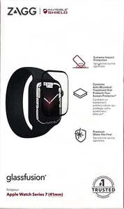 ZAGG InvisibleShield GlassFusion Screen for Apple Watch Series 7 (41mm) - Clear - Picture 1 of 3