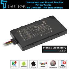 TruTrak GPS Tracker for Plant, Forestry Agricultural & Contruction Machinery