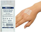 Qualicare 6mm x 75mm Adhesive Sterile Skin Wound Closure Strips Sutures Stitch