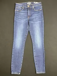 NWT Womens Blue High Rise Jeans Ankle Skinny Denim Jeans 28 Ellie Blue Jeans - Picture 1 of 6