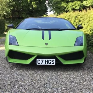 Porta matrícula delantera Lamborghini Gallardo, AJUSTE MUNDIAL - Imagen 1 de 9