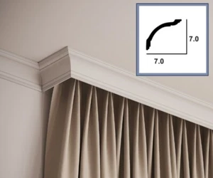 Coving Cornice Light Weight Strong Polymer Moulding Linear Quality CC40 Kovex - Picture 1 of 4