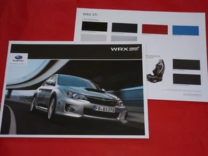 SUBARU WRX STI tipo GR folleto folleto folleto de 2012 - Imagen 1 de 6