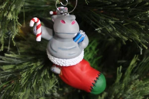 Hallmark Keepsake "Quiero un hipopótamo para Navidad" 2022 adorno de sonido - Imagen 1 de 3