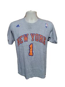 Adidas NBA New York Knicks Amar'e Stoudemire 1 Adult Small Gray TShirt