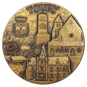 France médaille Ville de Toury - Compliments de la municipalité - Pichard bronze