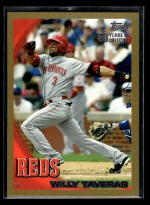 2010 Topps #113 Willy Taveras /2010 Gold Cincinnati Reds Mint+ New - Picture 1 of 2
