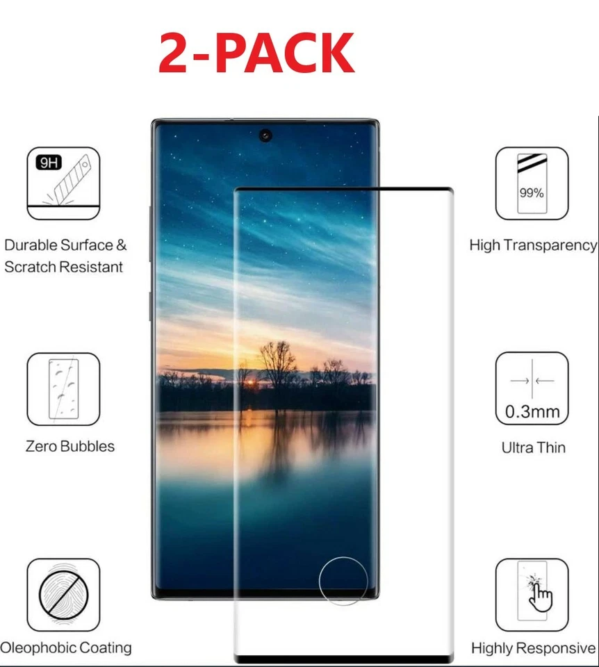 2Pack Tempered Glass Full Screen Protector For Samsung Galaxy Note 20 /N20 Ultra - Image 1 of 2