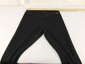 Adult Women's Cabela's Brand Yoga Track Black Purple Stitch Workout Pants 30877 - Picture 1 of 12